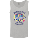 Dont Speak Much Autism Autistic Mens Vest Tank Top Sports Grey