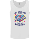 Dont Speak Much Autism Autistic Mens Vest Tank Top White