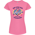 Dont Speak Much Autism Autistic Womens Petite Cut T-Shirt Azalea