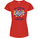 Dont Speak Much Autism Autistic Womens Petite Cut T-Shirt Red