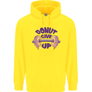 Donut Give Up Funny Gym Bodybuilding Childrens Kids Hoodie Yellow