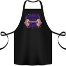 Donut Give Up Funny Gym Bodybuilding Cotton Apron 100% Organic Black