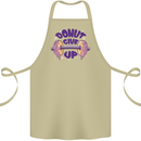 Donut Give Up Funny Gym Bodybuilding Cotton Apron 100% Organic Khaki
