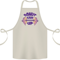 Donut Give Up Funny Gym Bodybuilding Cotton Apron 100% Organic Natural