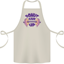 Donut Give Up Funny Gym Bodybuilding Cotton Apron 100% Organic Natural