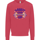 Donut Give Up Funny Gym Bodybuilding Kids Sweatshirt Jumper Heliconia