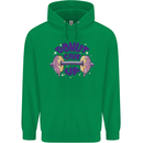 Donut Give Up Funny Gym Bodybuilding Mens 80% Cotton Hoodie Irish Green