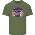 Donut Give Up Funny Gym Bodybuilding Mens Cotton T-Shirt Tee Top Military Green