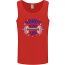 Donut Give Up Funny Gym Bodybuilding Mens Vest Tank Top Red
