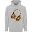 Donut Headphones Music DJ DJing Funny Childrens Kids Hoodie Sports Grey