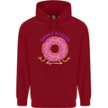 Donut Stress Funny Don't Stress Yoga Joke Childrens Kids Hoodie Red