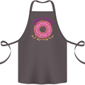 Donut Stress Funny Don't Stress Yoga Joke Cotton Apron 100% Organic Dark Grey