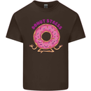 Donut Stress Funny Don't Stress Yoga Joke Kids T-Shirt Childrens Chocolate
