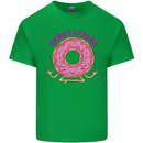 Donut Stress Funny Don't Stress Yoga Joke Kids T-Shirt Childrens Irish Green