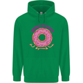 Donut Stress Funny Don't Stress Yoga Joke Mens 80% Cotton Hoodie Irish Green