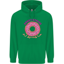 Donut Stress Funny Don't Stress Yoga Joke Mens 80% Cotton Hoodie Irish Green