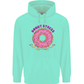 Donut Stress Funny Don't Stress Yoga Joke Mens 80% Cotton Hoodie Peppermint