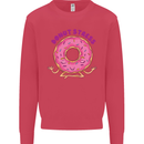 Donut Stress Funny Don't Stress Yoga Joke Mens Sweatshirt Jumper Heliconia