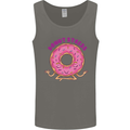 Donut Stress Funny Don't Stress Yoga Joke Mens Vest Tank Top Charcoal