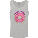 Donut Stress Funny Don't Stress Yoga Joke Mens Vest Tank Top Sports Grey