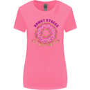 Donut Stress Funny Don't Stress Yoga Joke Womens Wider Cut T-Shirt Azalea