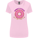 Donut Stress Funny Don't Stress Yoga Joke Womens Wider Cut T-Shirt Light Pink