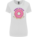 Donut Stress Funny Don't Stress Yoga Joke Womens Wider Cut T-Shirt White