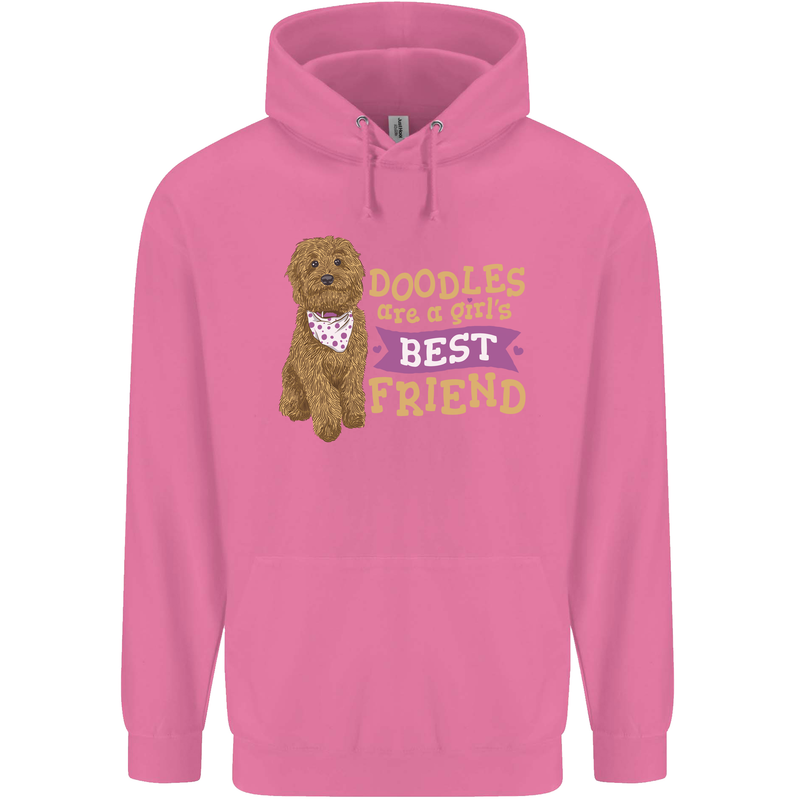 Doodles Girls Best Friend Goldendoodle Dog Childrens Kids Hoodie Azalea