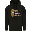 Doodles Girls Best Friend Goldendoodle Dog Childrens Kids Hoodie Black