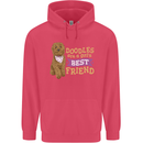 Doodles Girls Best Friend Goldendoodle Dog Childrens Kids Hoodie Heliconia