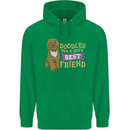 Doodles Girls Best Friend Goldendoodle Dog Childrens Kids Hoodie Irish Green