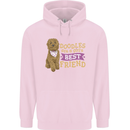 Doodles Girls Best Friend Goldendoodle Dog Childrens Kids Hoodie Light Pink