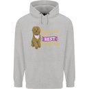 Doodles Girls Best Friend Goldendoodle Dog Childrens Kids Hoodie Sports Grey