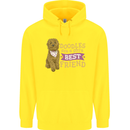 Doodles Girls Best Friend Goldendoodle Dog Childrens Kids Hoodie Yellow