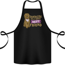 Doodles Girls Best Friend Goldendoodle Dog Cotton Apron 100% Organic Black