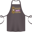 Doodles Girls Best Friend Goldendoodle Dog Cotton Apron 100% Organic Dark Grey