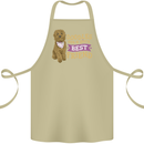 Doodles Girls Best Friend Goldendoodle Dog Cotton Apron 100% Organic Khaki