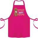 Doodles Girls Best Friend Goldendoodle Dog Cotton Apron 100% Organic Pink