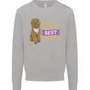 Doodles Girls Best Friend Goldendoodle Dog Kids Sweatshirt Jumper Sports Grey