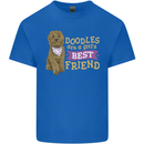 Doodles Girls Best Friend Goldendoodle Dog Kids T-Shirt Childrens Royal Blue