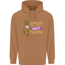 Doodles Girls Best Friend Goldendoodle Dog Mens 80% Cotton Hoodie Caramel Latte