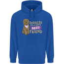 Doodles Girls Best Friend Goldendoodle Dog Mens 80% Cotton Hoodie Royal Blue