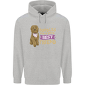 Doodles Girls Best Friend Goldendoodle Dog Mens 80% Cotton Hoodie Sports Grey