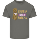 Doodles Girls Best Friend Goldendoodle Dog Mens Cotton T-Shirt Tee Top Charcoal