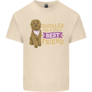 Doodles Girls Best Friend Goldendoodle Dog Mens Cotton T-Shirt Tee Top Natural