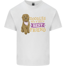 Doodles Girls Best Friend Goldendoodle Dog Mens Cotton T-Shirt Tee Top White