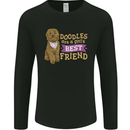 Doodles Girls Best Friend Goldendoodle Dog Mens Long Sleeve T-Shirt Black