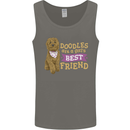 Doodles Girls Best Friend Goldendoodle Dog Mens Vest Tank Top Charcoal