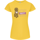 Doodles Girls Best Friend Goldendoodle Dog Womens Petite Cut T-Shirt Yellow