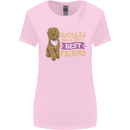 Doodles Girls Best Friend Goldendoodle Dog Womens Wider Cut T-Shirt Light Pink